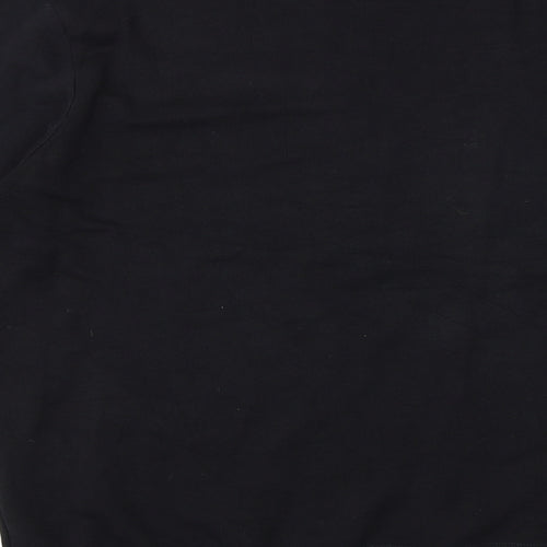 NEXT Mens Black Cotton Pullover Sweatshirt Size L - If Lost Return To Babe