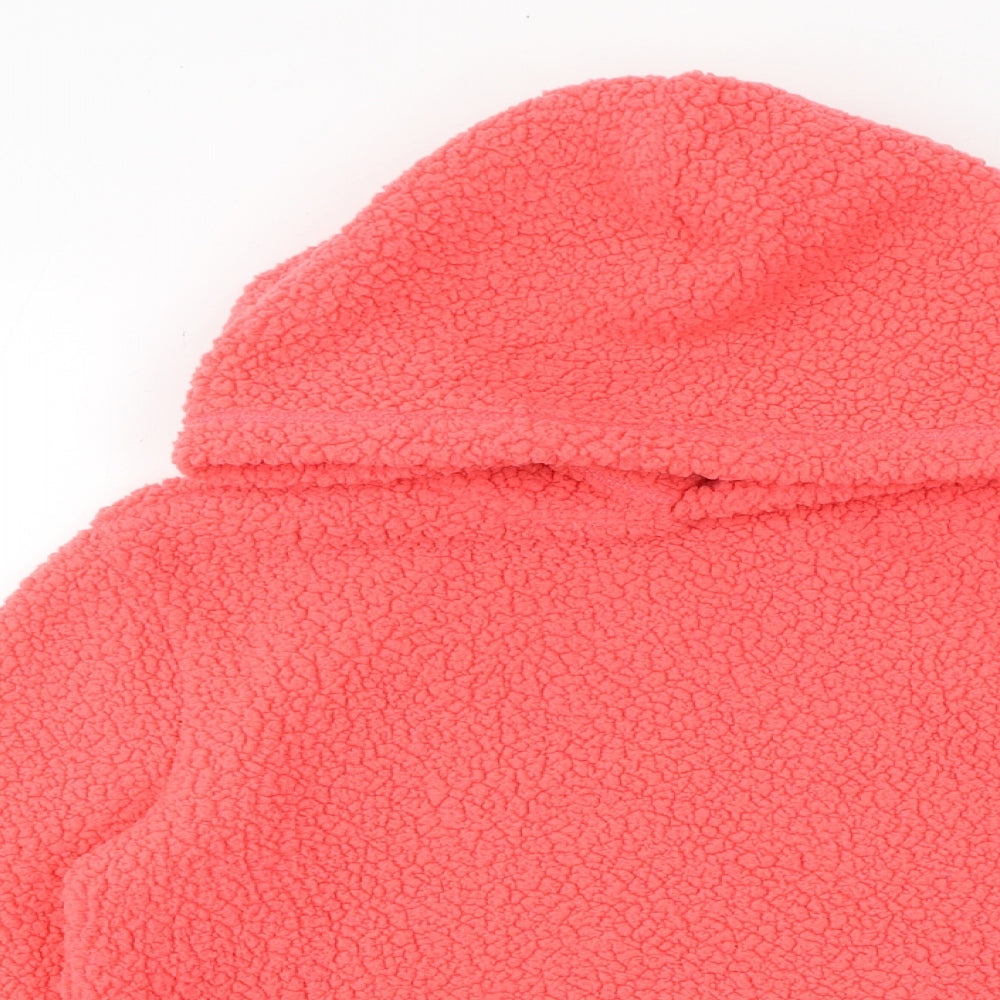 Gap Girls Pink Polyester Pullover Hoodie Size 8 Years Pullover