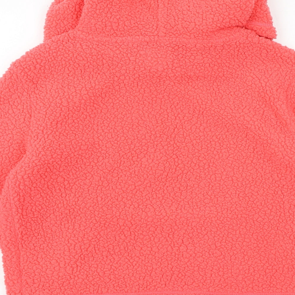 Gap Girls Pink Polyester Pullover Hoodie Size 8 Years Pullover