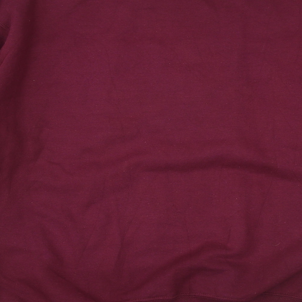 Gildan Mens Red Cotton Pullover Sweatshirt Size S - Bob Marley