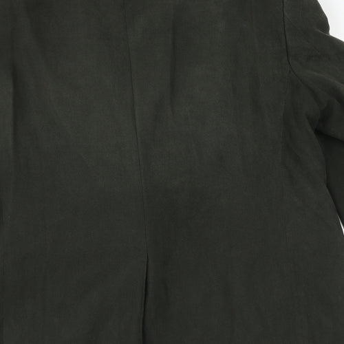 Marks and Spencer Mens Green Polyester Jacket Blazer Size 42 Regular