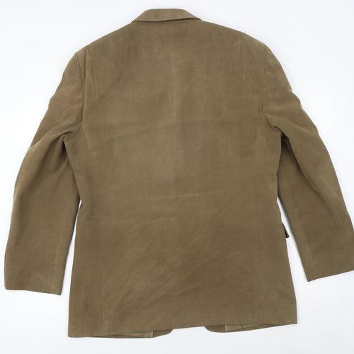 Marks and Spencer Mens Brown Polyester Jacket Blazer Size 40 Regular