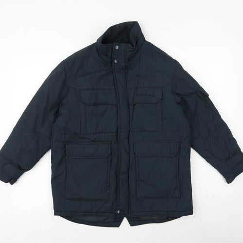 Frostbite Boys Blue Shirt Jacket Jacket Size 9-10 Years Zip