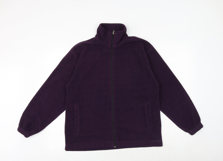 Johnwan Womens Purple Jacket Size M Zip