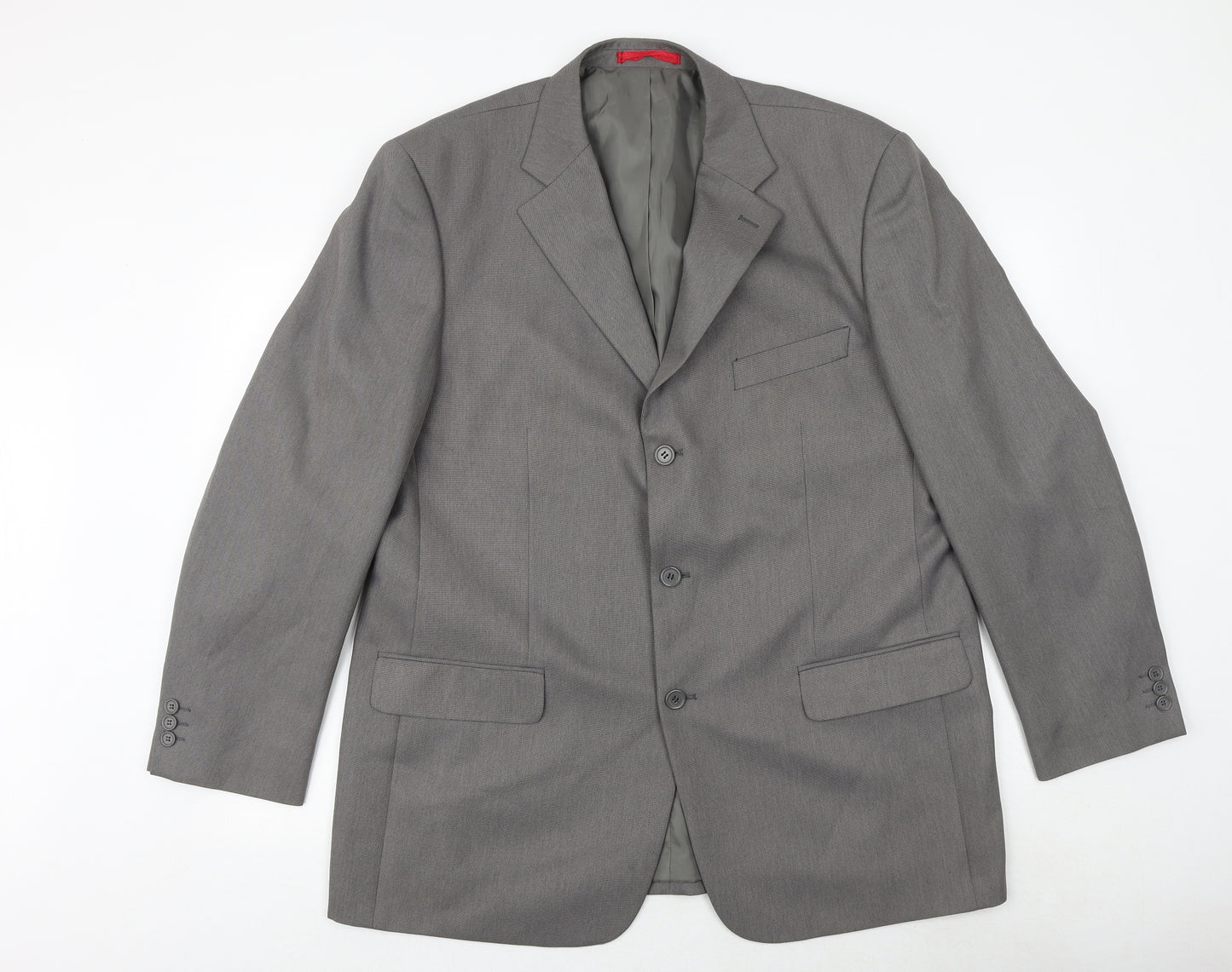 Taylor & Wright Mens Grey Polyester Jacket Suit Jacket Size 46 Regular