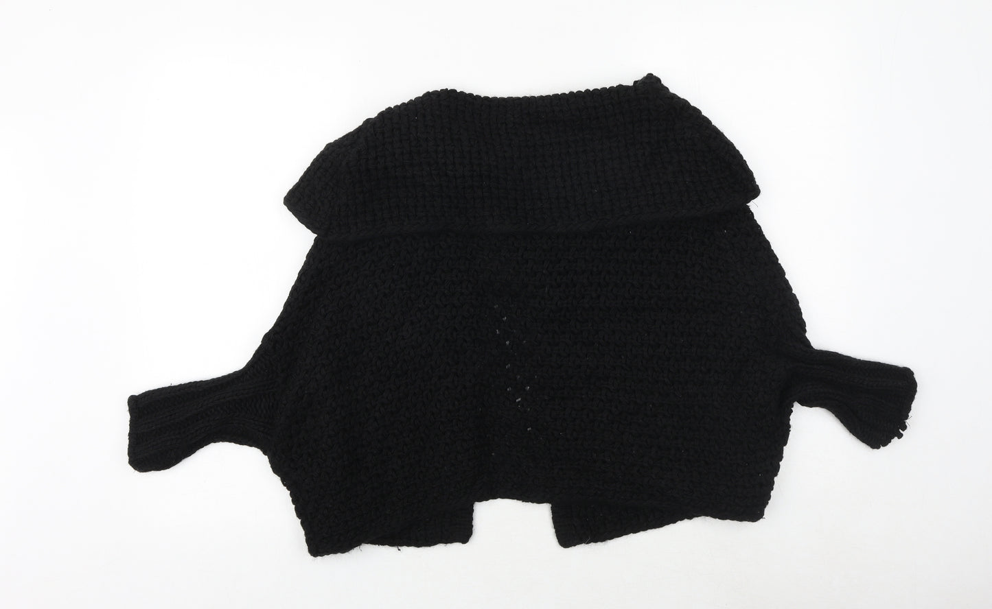 NEXT Womens Black V-Neck Acrylic Cardigan Jumper Size M