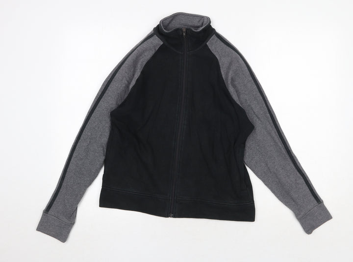 Marks and Spencer Womens Black Jacket Size 12 Zip