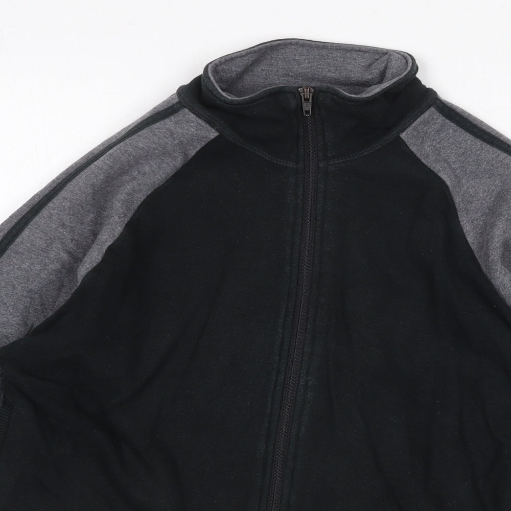 Marks and Spencer Womens Black Jacket Size 12 Zip