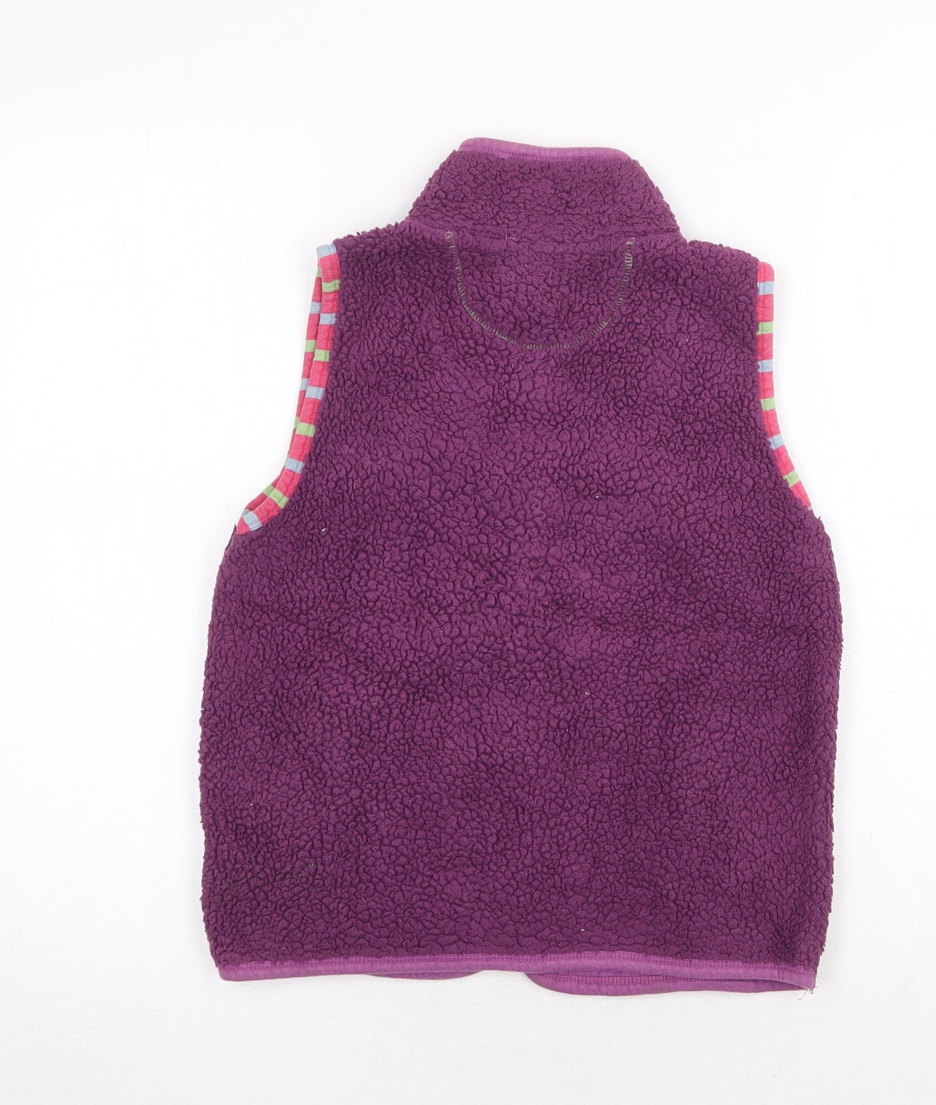 Seasalt Girls Purple Gilet Jacket Size 8 Years Zip