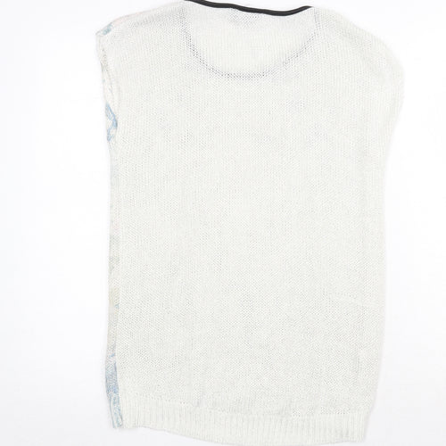 Dorothy Perkins Womens Multicoloured Round Neck Acrylic Pullover Jumper Size 8