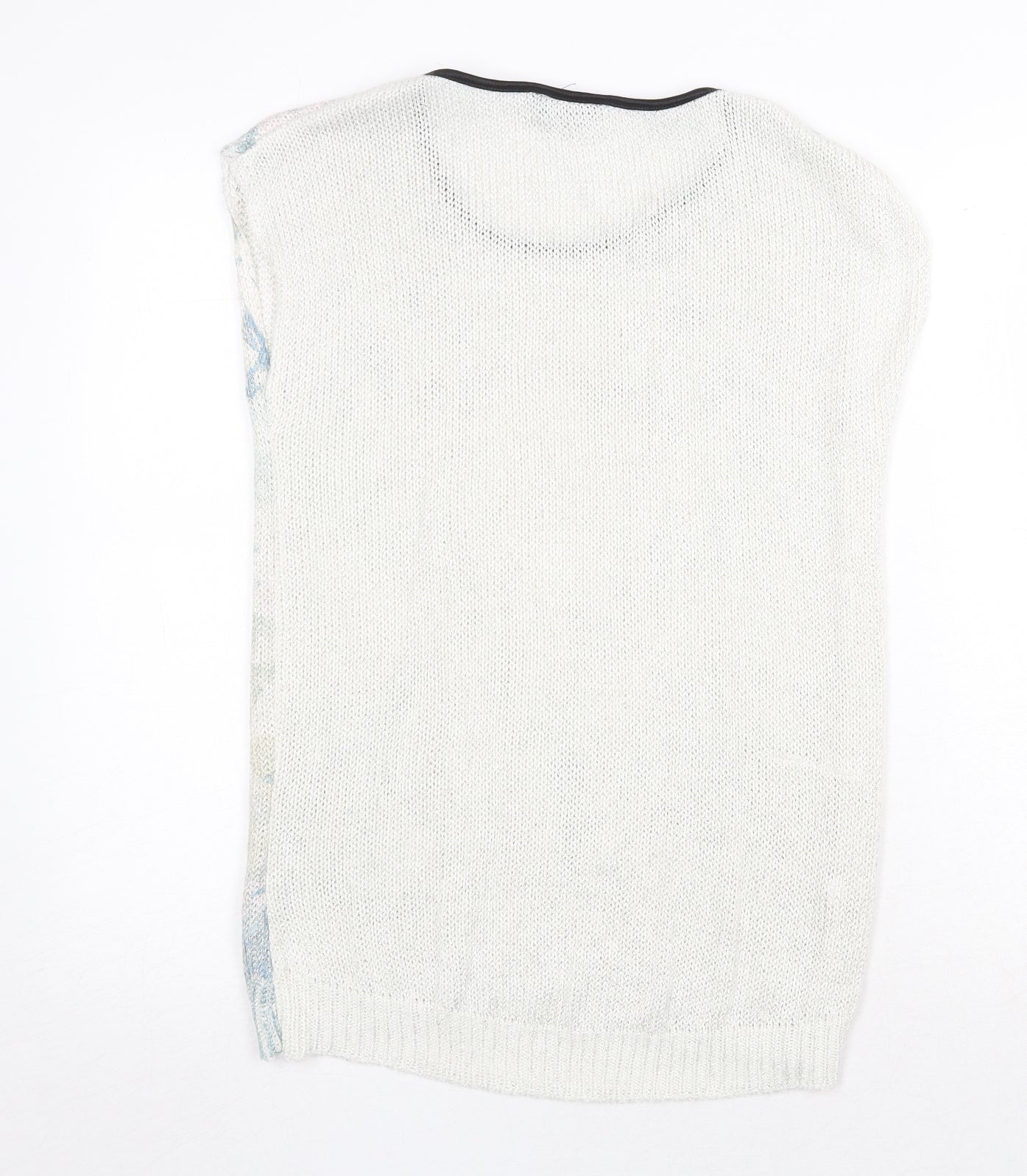 Dorothy Perkins Womens Multicoloured Round Neck Acrylic Pullover Jumper Size 8