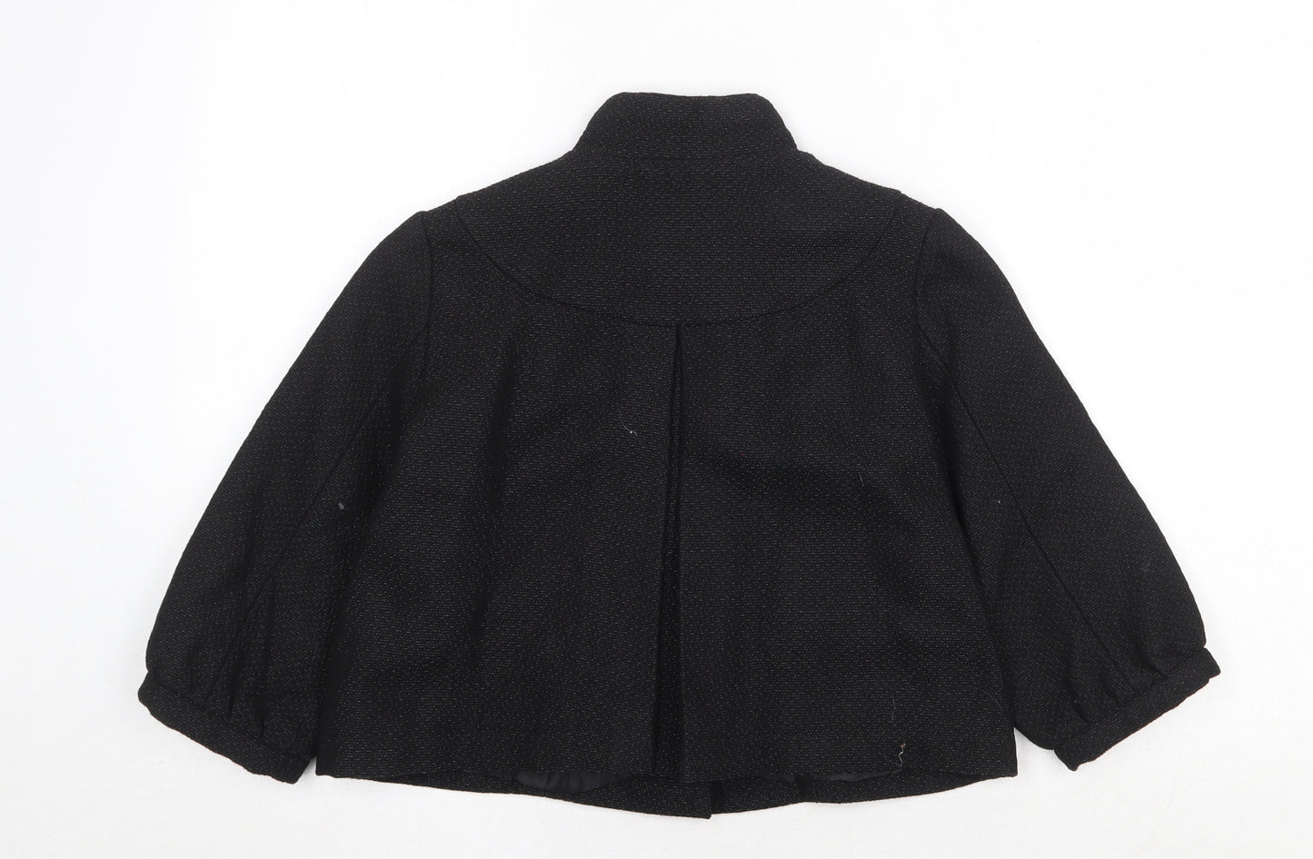 IXF Womens Black Geometric Jacket Size M Button
