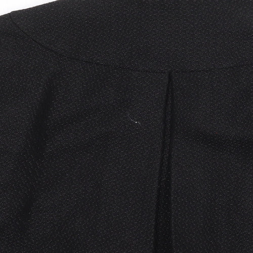 IXF Womens Black Geometric Jacket Size M Button