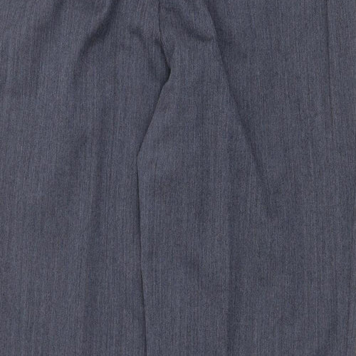 Chatsworth Mens Blue Wool Dress Pants Trousers Size 36 in Regular Zip