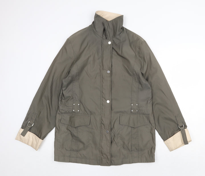 Gerry Weber Womens Green Jacket Size 12 Zip