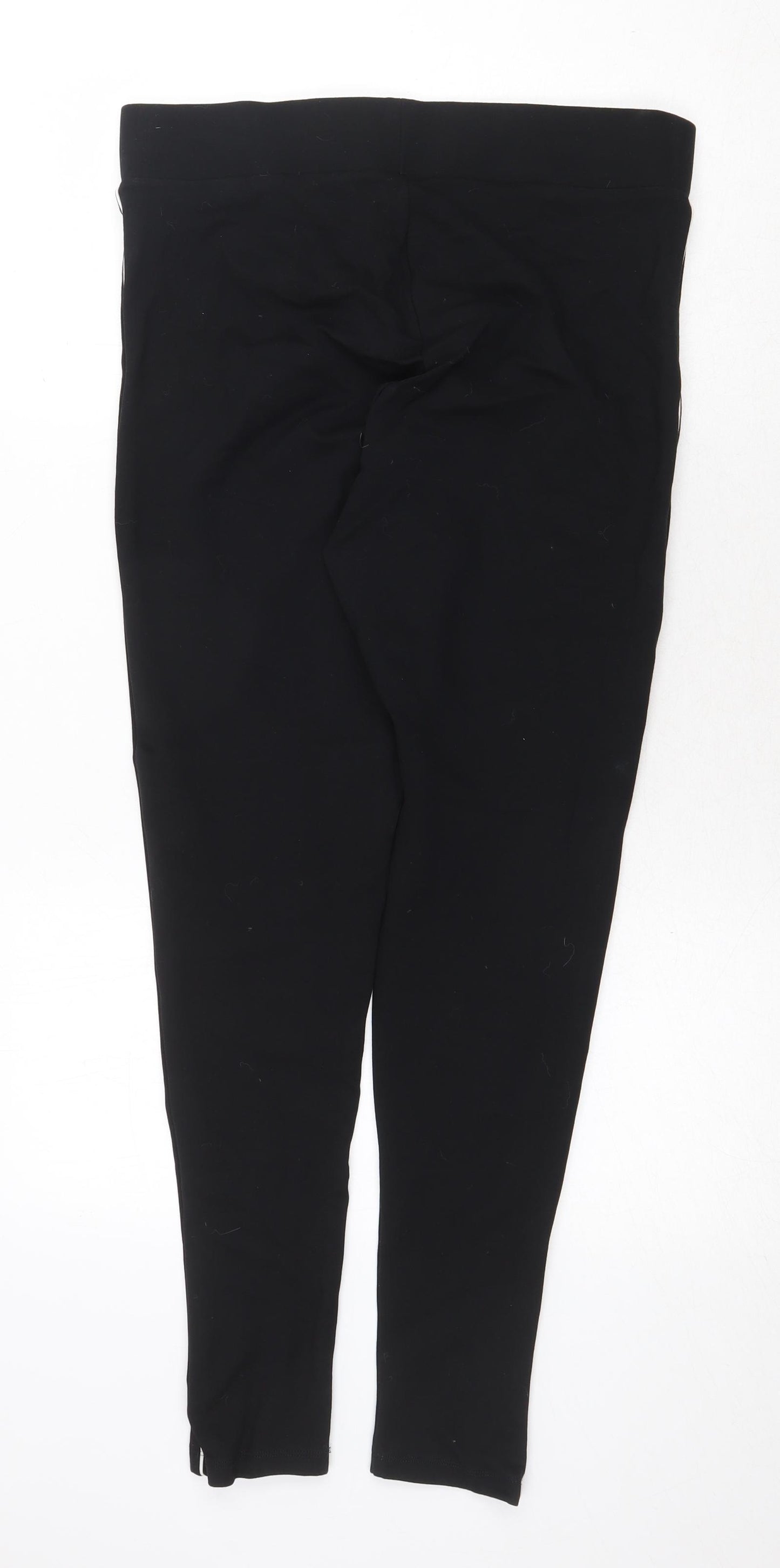 Marks and Spencer Womens Black Viscose Chino Leggings Size 14
