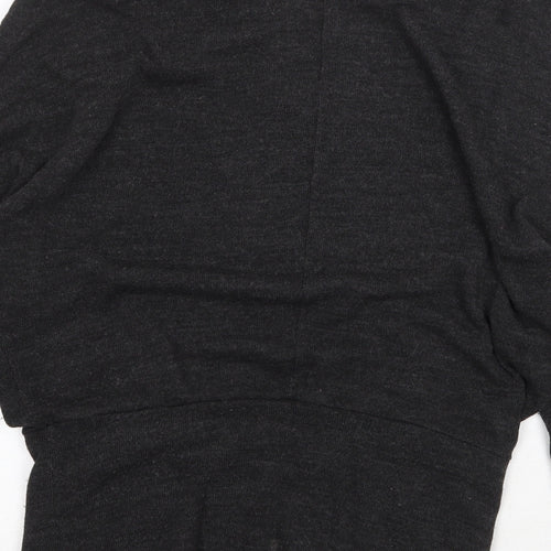 Cameo Rose Womens Grey Boat Neck Viscose Pullover Jumper Size L