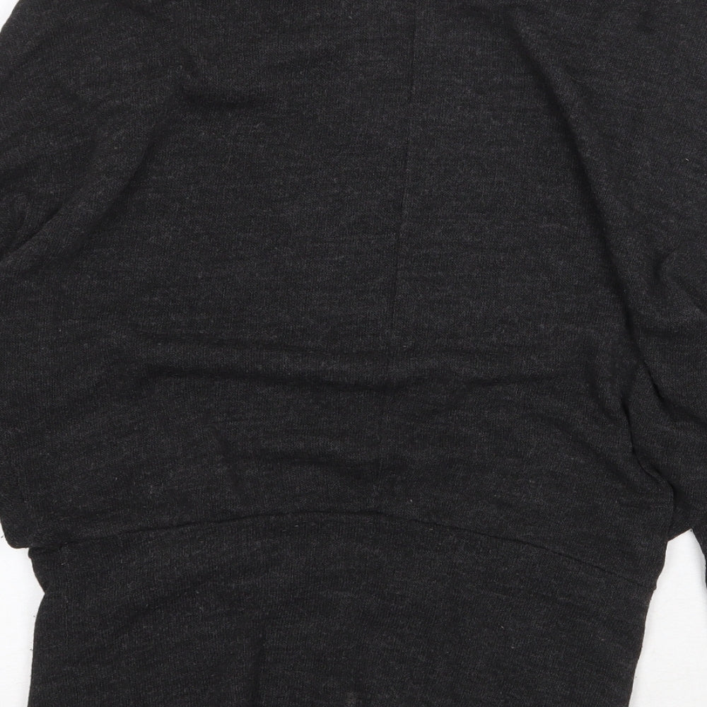 Cameo Rose Womens Grey Boat Neck Viscose Pullover Jumper Size L