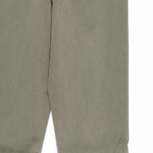 H&M Womens Green Cotton Skinny Jeans Size 28 in Regular Zip