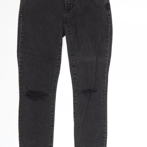 Gap Womens Black Cotton Skinny Jeans Size 26 in Regular Zip