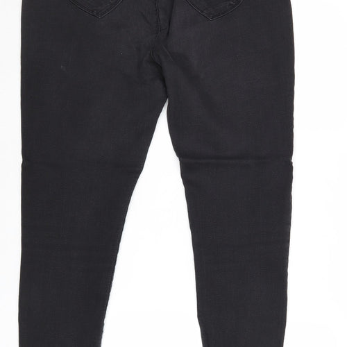 Dorothy Perkins Womens Black Cotton Jegging Jeans Size 14 Regular