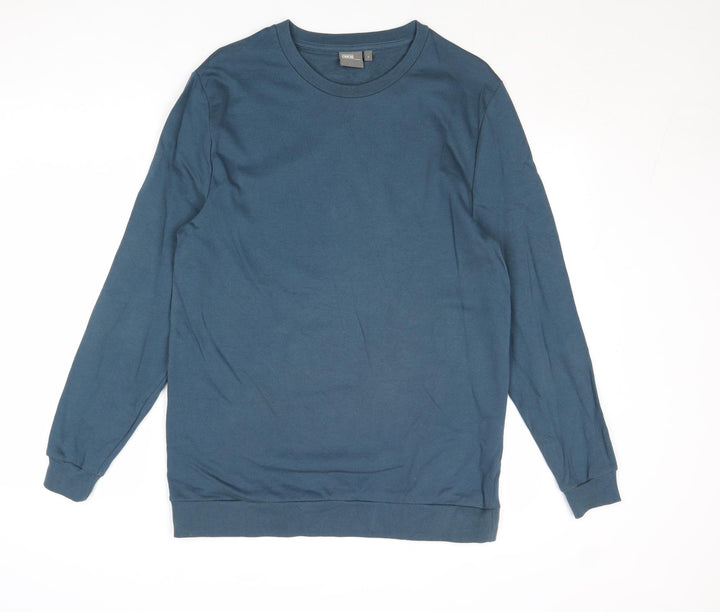 ASOS Mens Blue Cotton Pullover Sweatshirt Size S
