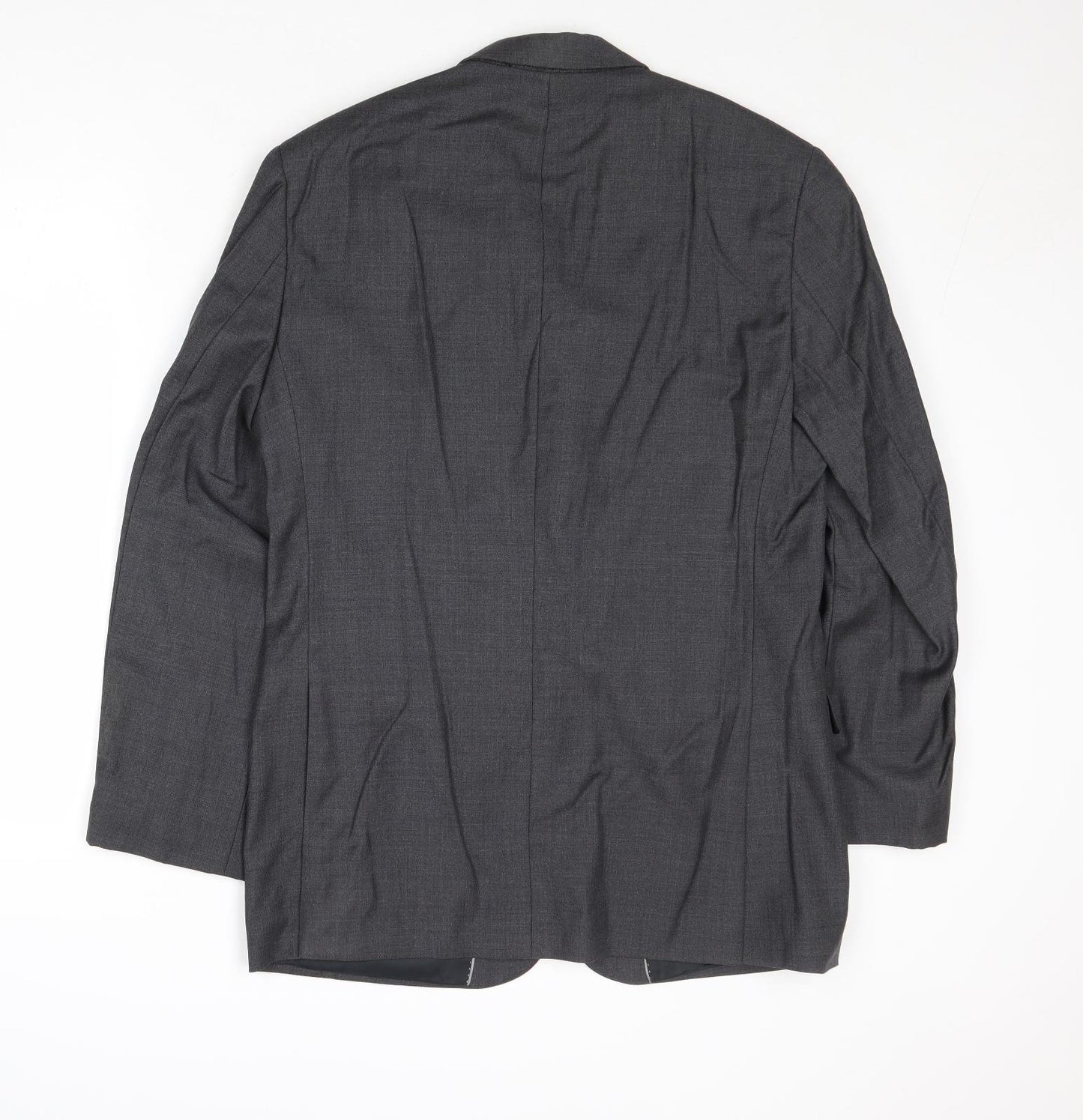 French Connection Mens Grey Wool Jacket Suit Jacket Size 38 Regular
