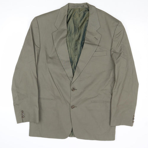 Burton Mens Brown Polyester Jacket Suit Jacket Size 40 Regular