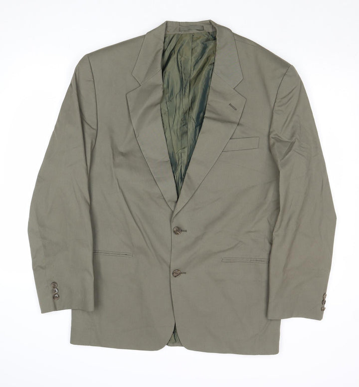 Burton Mens Brown Polyester Jacket Suit Jacket Size 40 Regular