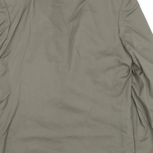 Burton Mens Brown Polyester Jacket Suit Jacket Size 40 Regular