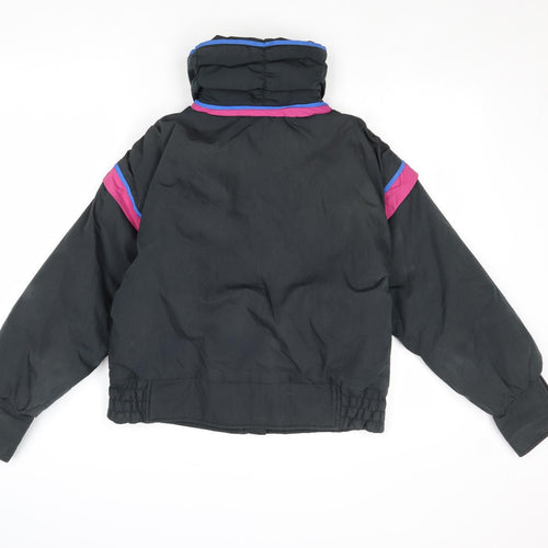 Cevas Womens Black Windbreaker Jacket Size 10 Zip - Gore-Tex