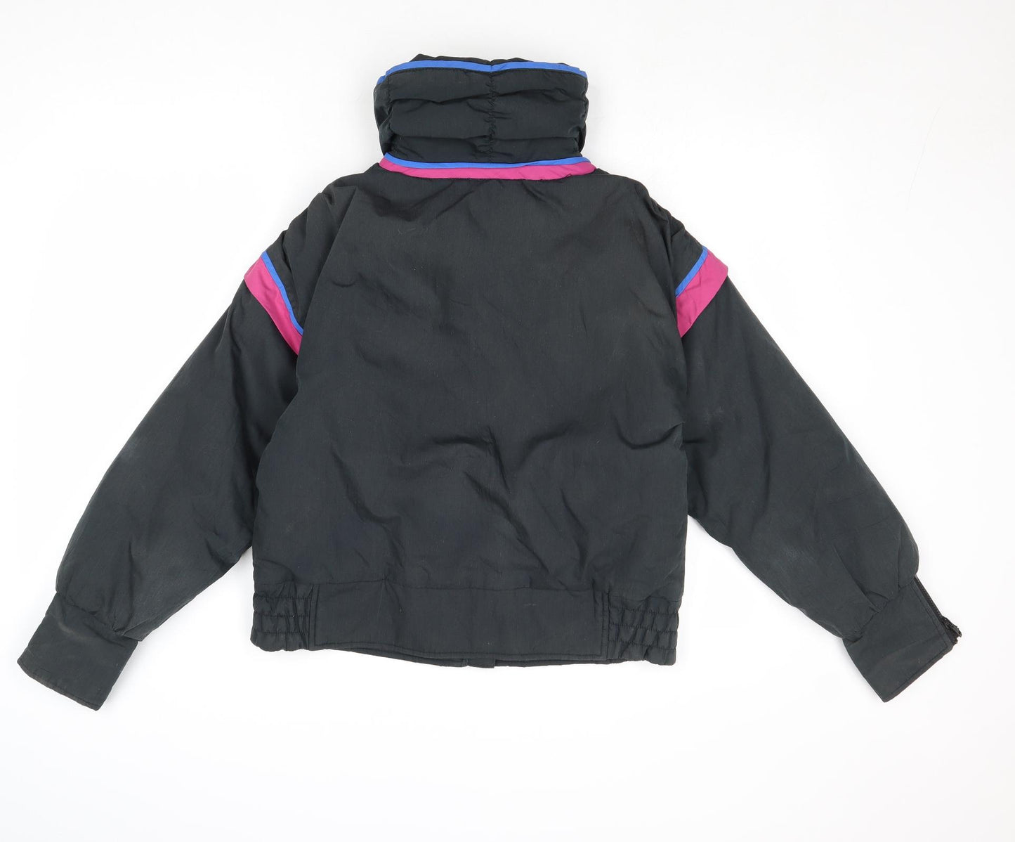 Cevas Womens Black Windbreaker Jacket Size 10 Zip - Gore-Tex
