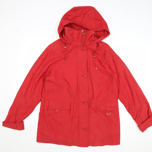 Collage Womens Red Jacket Size 10 Zip