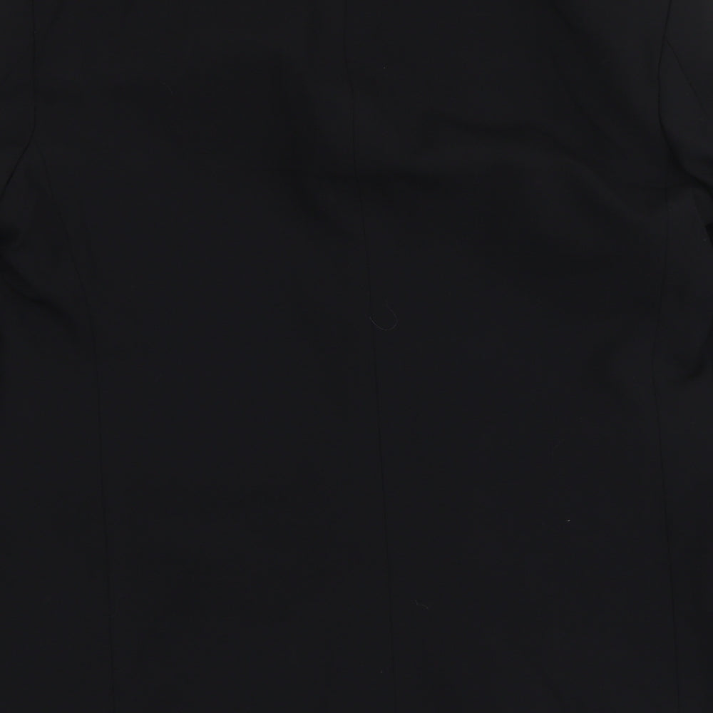 Marks and Spencer Mens Black Polyester Jacket Suit Jacket Size L Regular