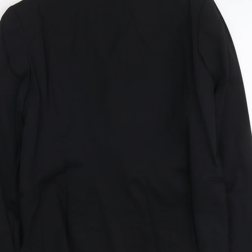 Pablo Womens Black Viscose Jacket Blazer Size 10