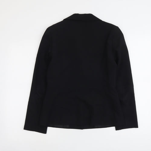 New Look Womens Black Polyester Jacket Blazer Size 10