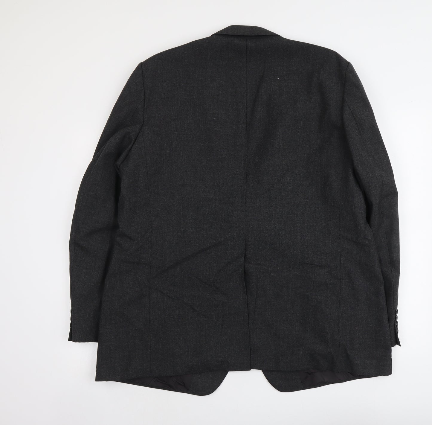 Marks and Spencer Mens Grey Polyester Jacket Suit Jacket Size XL Regular