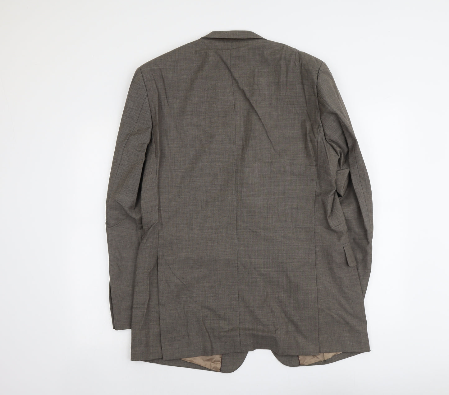 Austin Reed Mens Brown Wool Jacket Suit Jacket Size L Regular