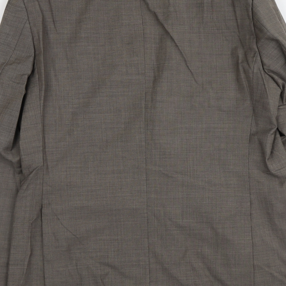 Austin Reed Mens Brown Wool Jacket Suit Jacket Size L Regular