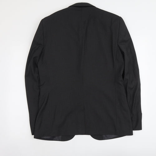 NEXT Mens Grey Polyester Jacket Suit Jacket Size L Regular