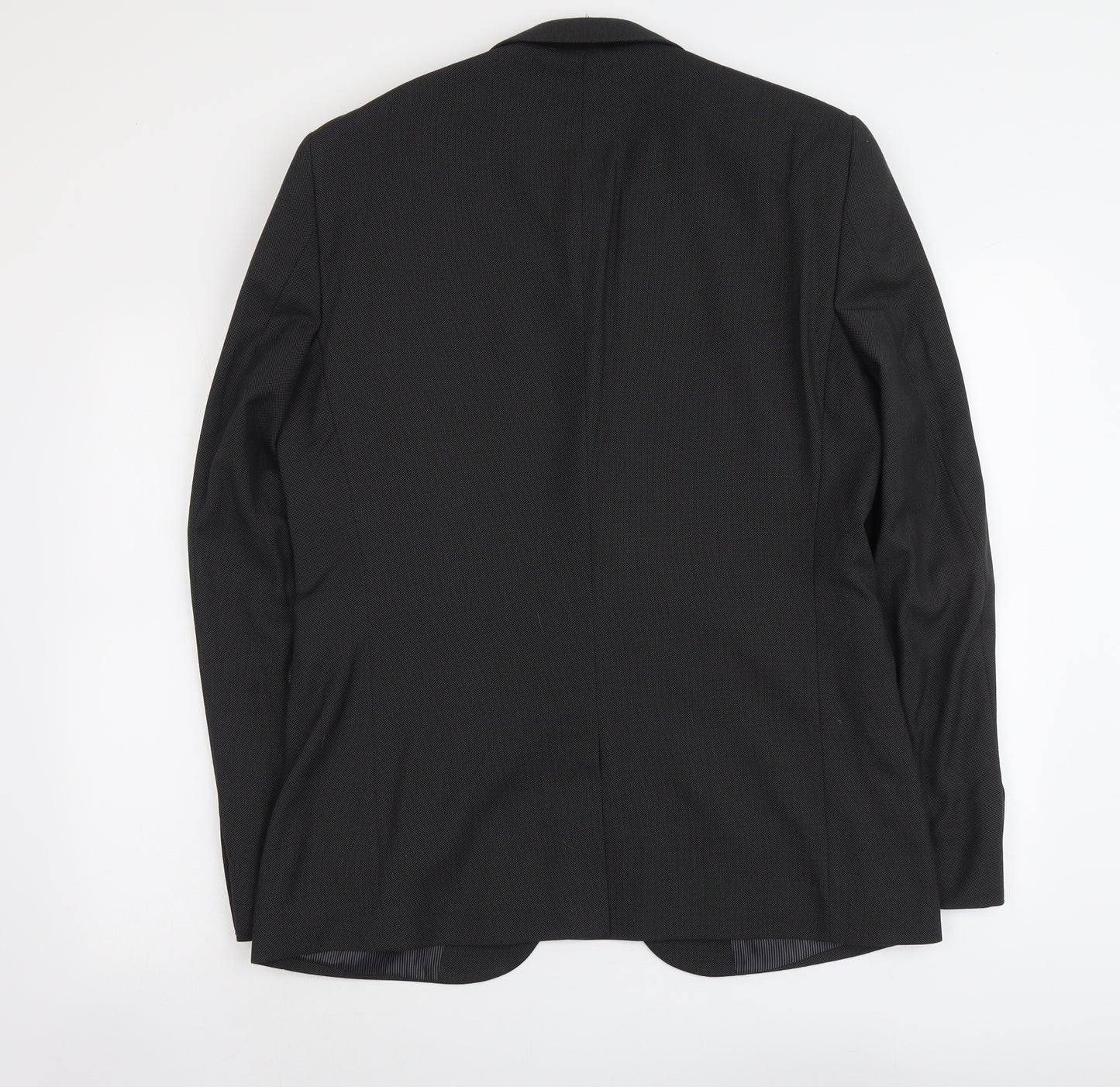 NEXT Mens Grey Polyester Jacket Suit Jacket Size L Regular