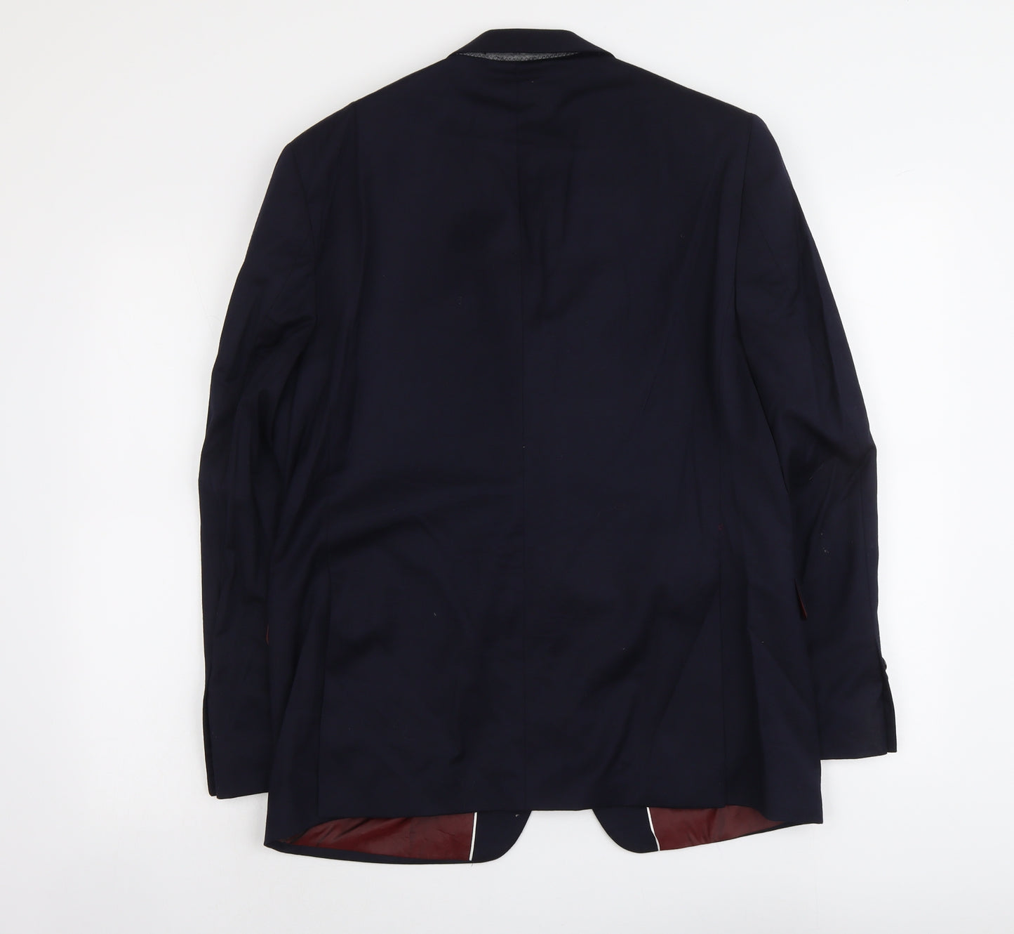 John Lewis Mens Blue Wool Jacket Suit Jacket Size M Regular