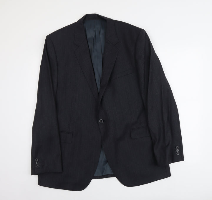 Autograph Mens Grey Wool Jacket Suit Jacket Size L Regular