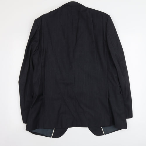 Autograph Mens Grey Wool Jacket Suit Jacket Size L Regular