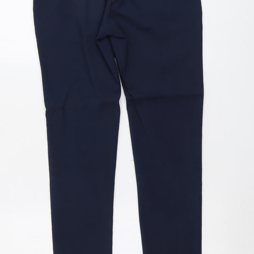 Fressia Womens Blue Cotton Chino Trousers Size S L29 in Regular Button