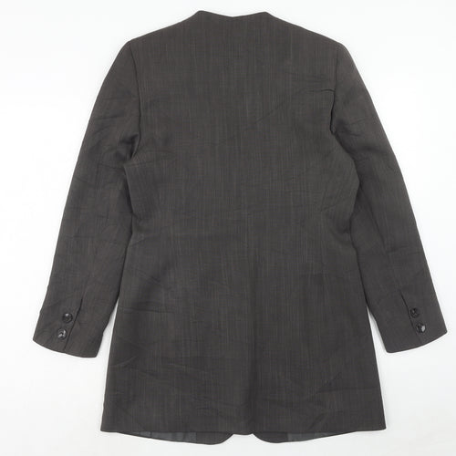 C&A Womens Grey Polyester Jacket Blazer Size 12