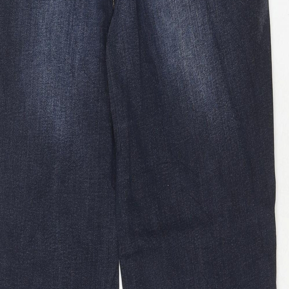 Cecil Mens Blue Cotton Straight Jeans Size 30 in Regular Zip
