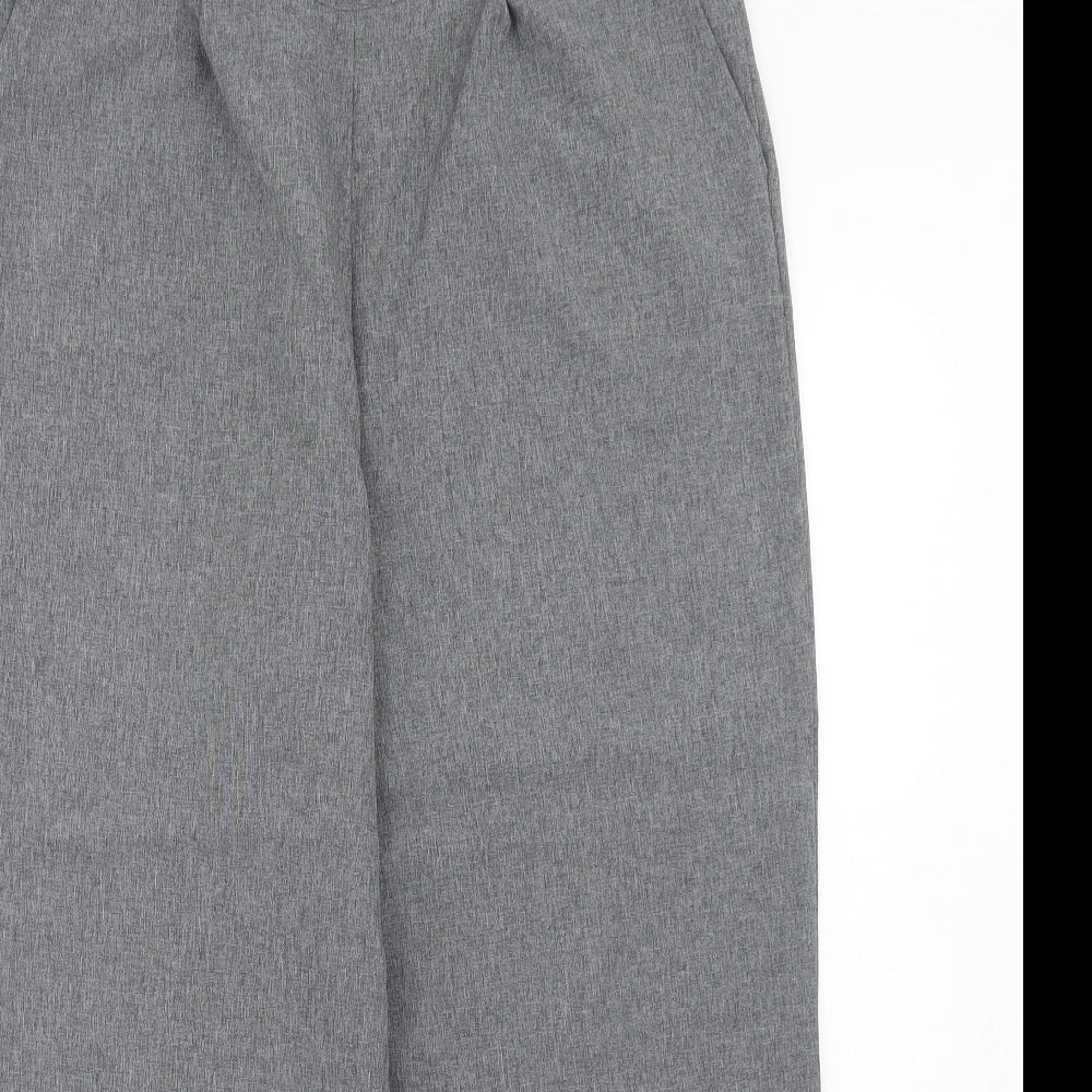 Bonmarché Womens Grey Polyester Trousers Size 16 Regular