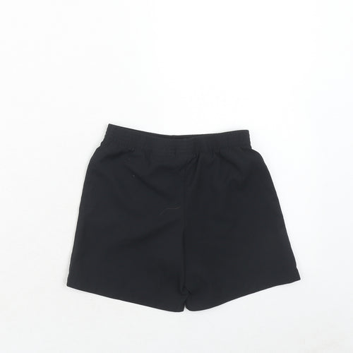 Nike Boys Black Polyester Sweat Shorts Size 4-5 Years Regular - M.C.F.C