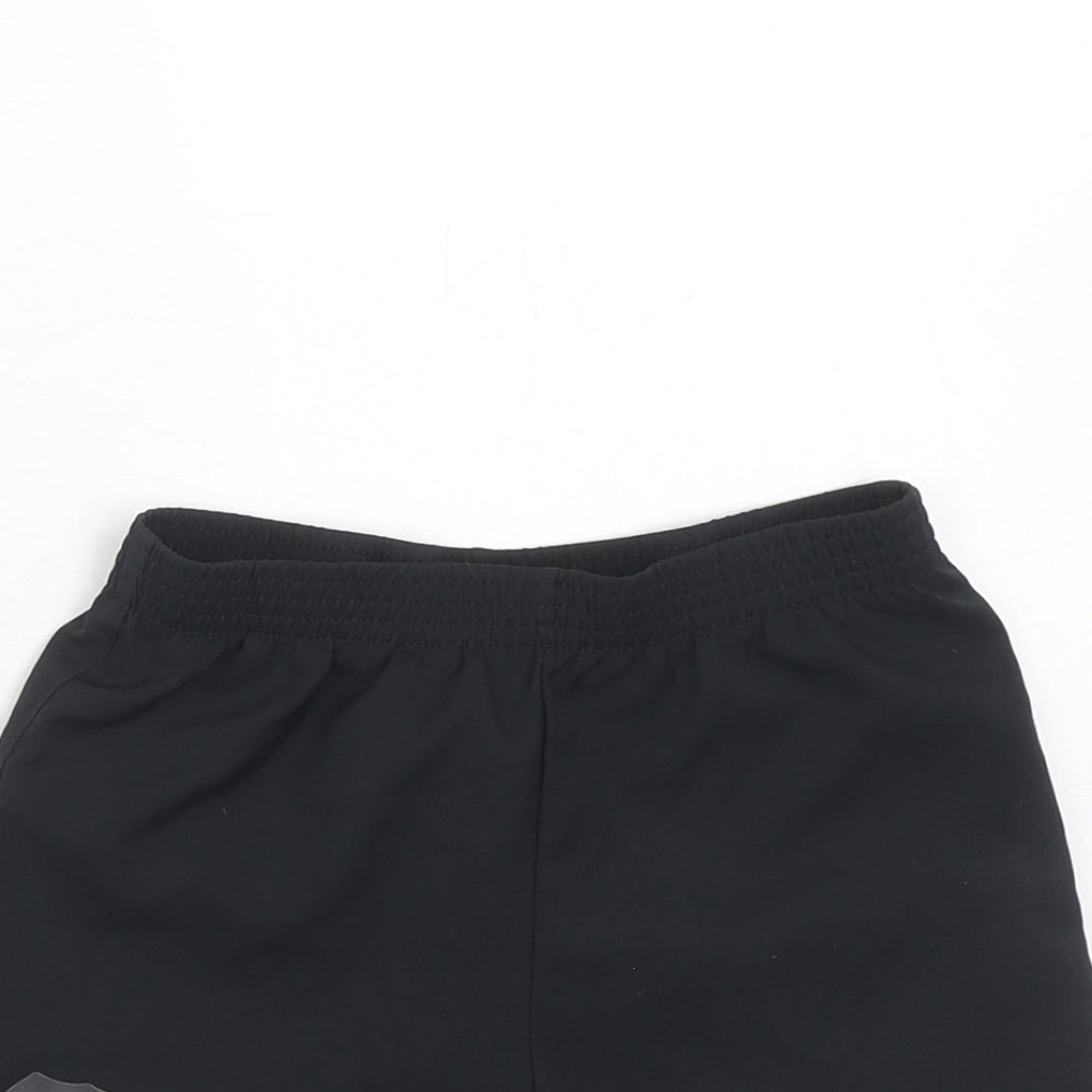 Nike Boys Black Polyester Sweat Shorts Size 4-5 Years Regular - M.C.F.C